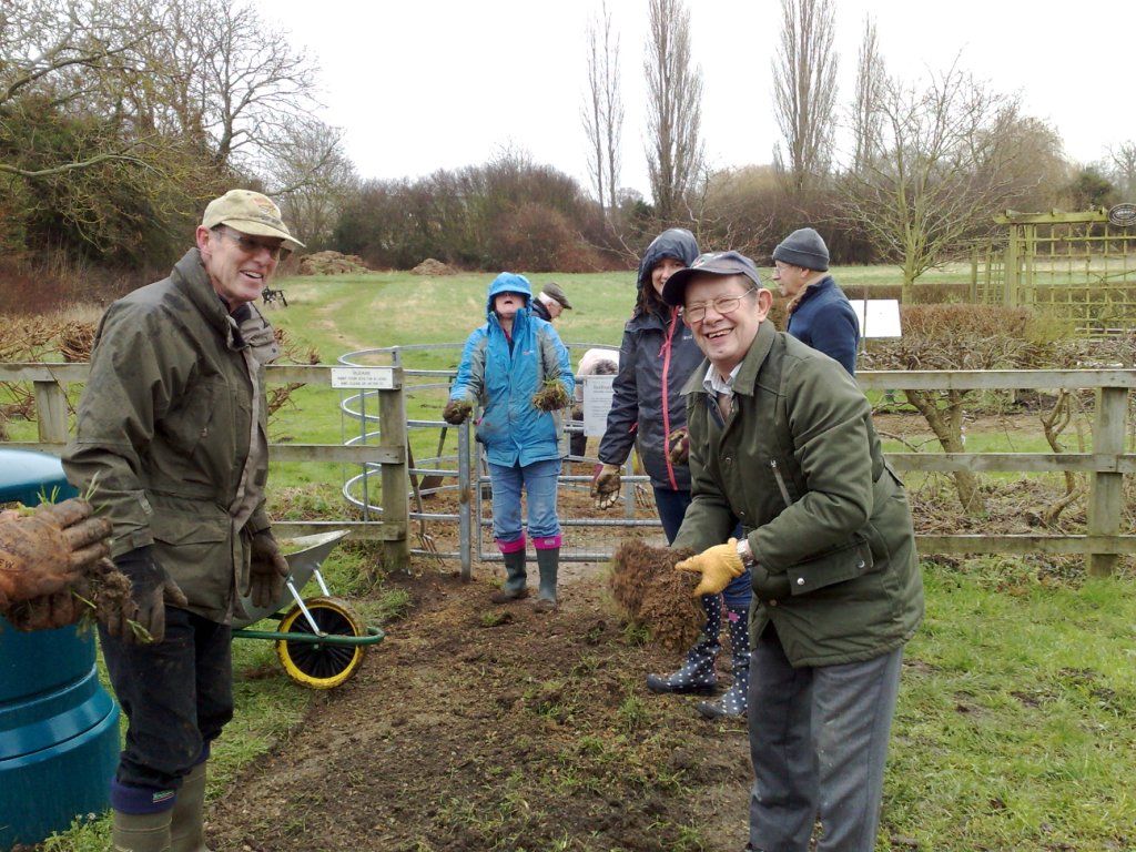 Volunteers at a Sudbury Meadow work party